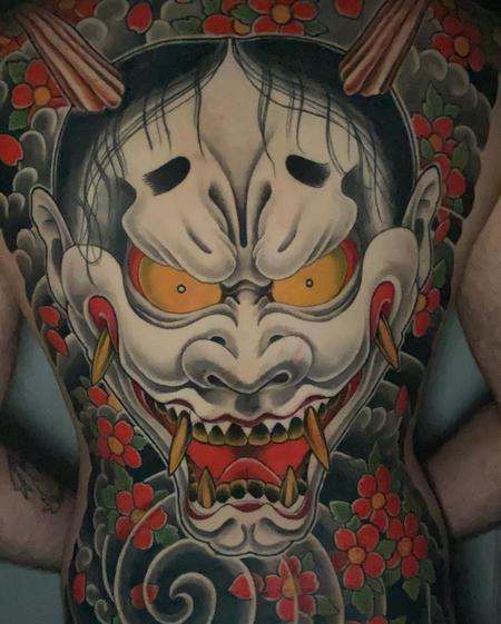 tattoos/ - Traditional Japanese Hanja Mask - 144804